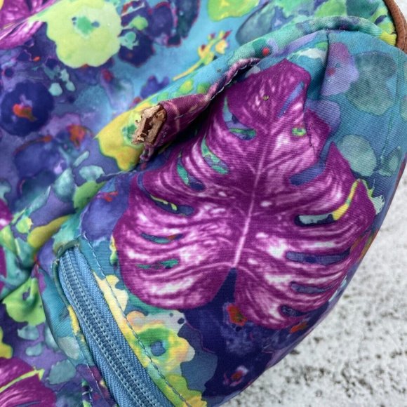 Mimosa Women Backpack Multi color Floral Print Mini Bag Read descr - Picture 12 of 12